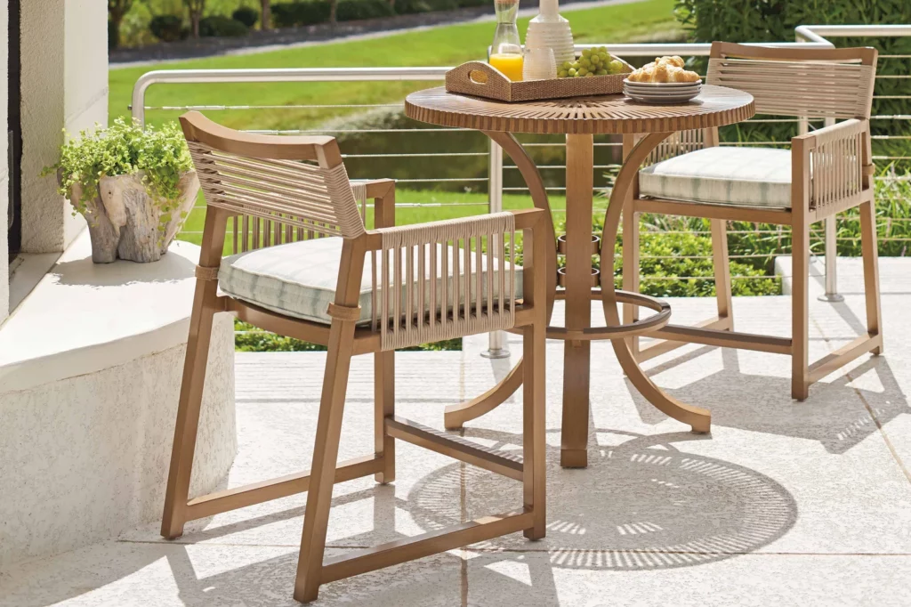 Vielseitige Bistro Sets Gartenmöbel für Poolpartys